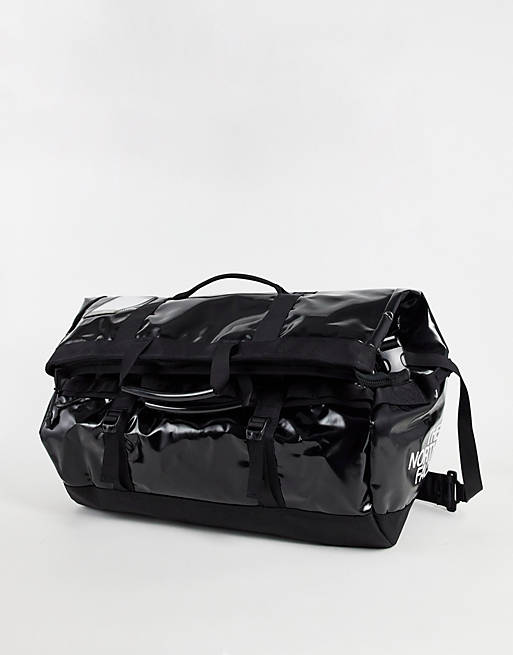 The North Face Base Camp SE roll-top duffel bag in black