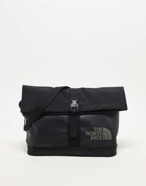 The North Face Base Camp Shoulder Bag in black with gray detailing - view 1