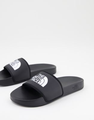 north face black sliders