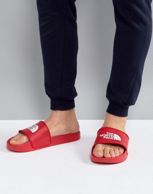 North Face Base Camp Sliders II in Red 