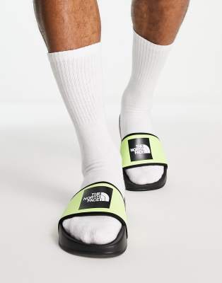 Shop The North Face Base Camp Sliders In Acid Green