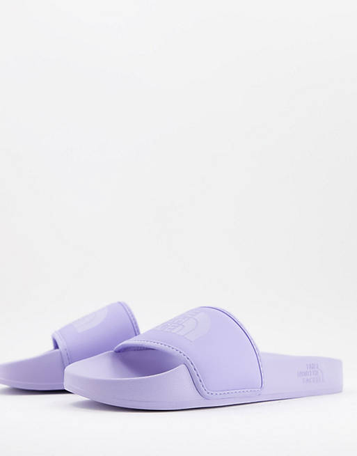 The North Face Base Camp sliders in lilac
