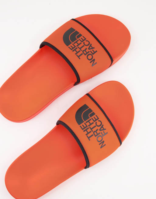 North face best sale orange sliders