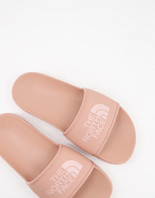The North Face Base Camp sliders in pink