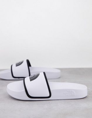North Face Base Camp sliders in white 