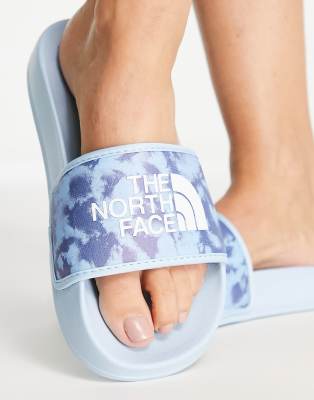 north face slides blue