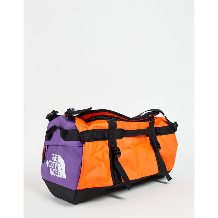 North face clearance orange duffel bag