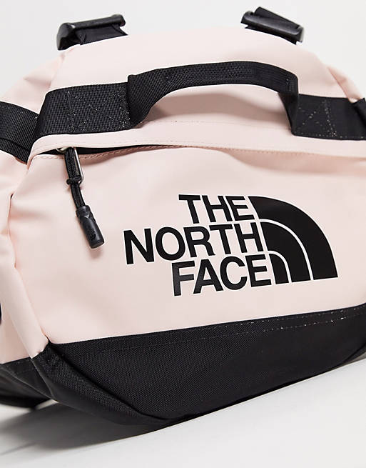 The North Face Base Camp small 50L duffel bag in pink