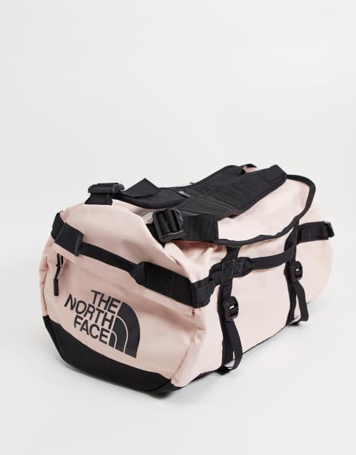 North face cheap pink duffle bag