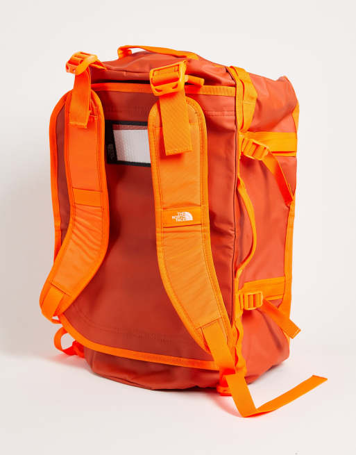 North face duffel bag orange sale