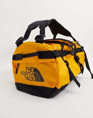 north face base camp duffel small yellow