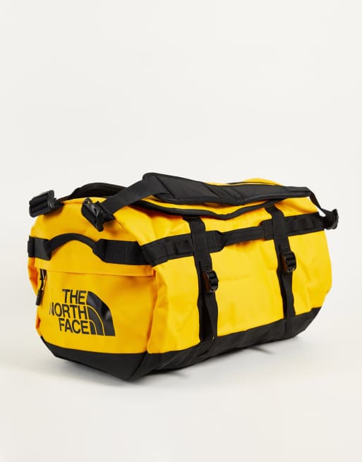 North face duffel shop bag large yellow