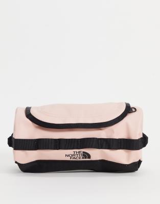 The North Face Base Camp Small Travel Canister Wash Bag In Pink Faoswalim