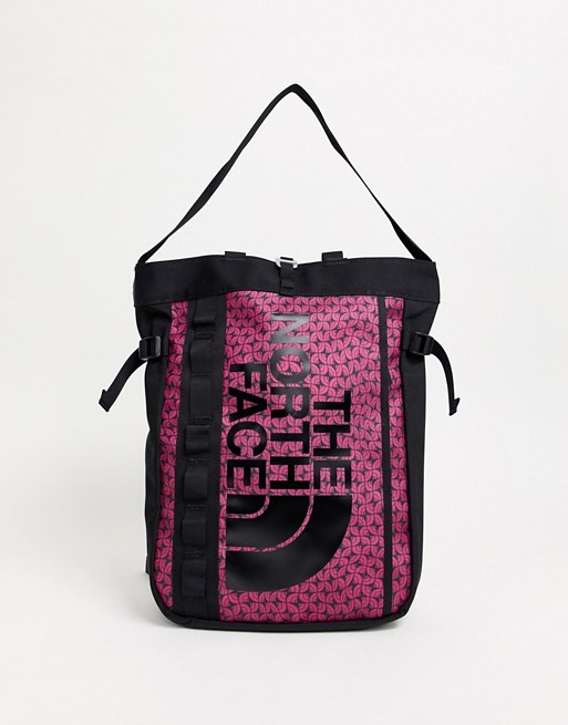 The North Face Base Camp tote bag in pink