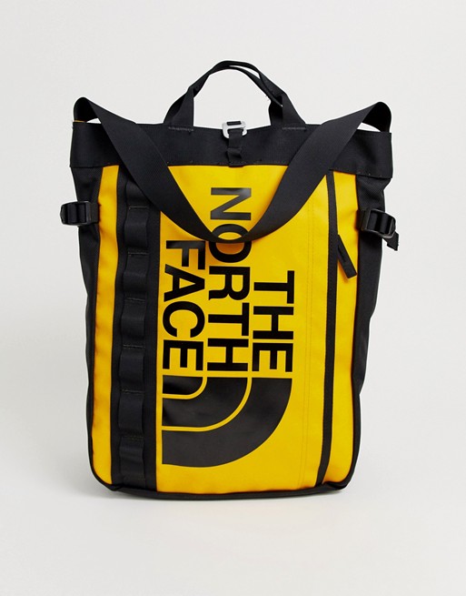 The North Face Base Camp tote bag in yellow