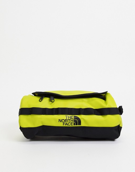 The North Face Base Camp travel canister large wash bag in bright yellow