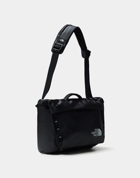 The North Face Base camp voyager messenger bag in black and white - view 1