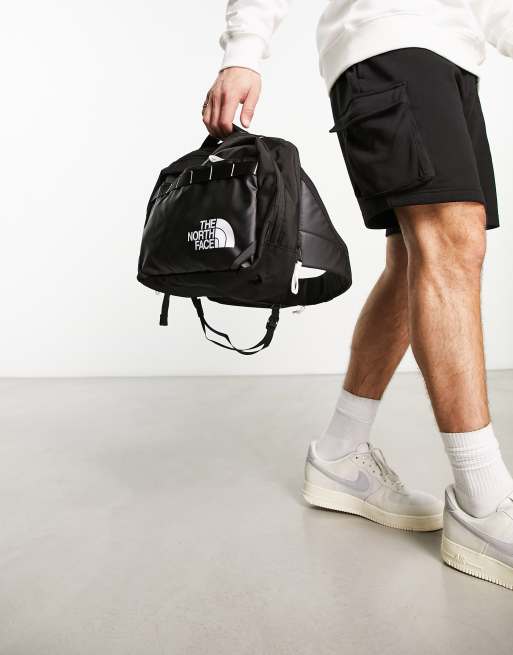 The North Face Base Camp Voyager Messenger Bag: Black / White