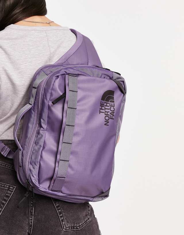 The North Face Base Camp Voyager sling cross body bag in purple