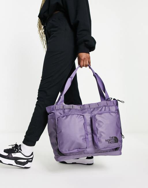 The North Face Base Camp Voyager tote bag in purple