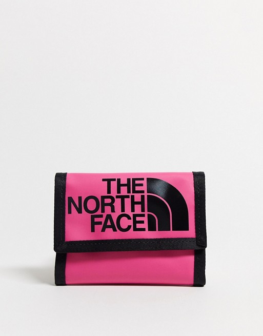 The North Face Base Camp wallet in dark pink