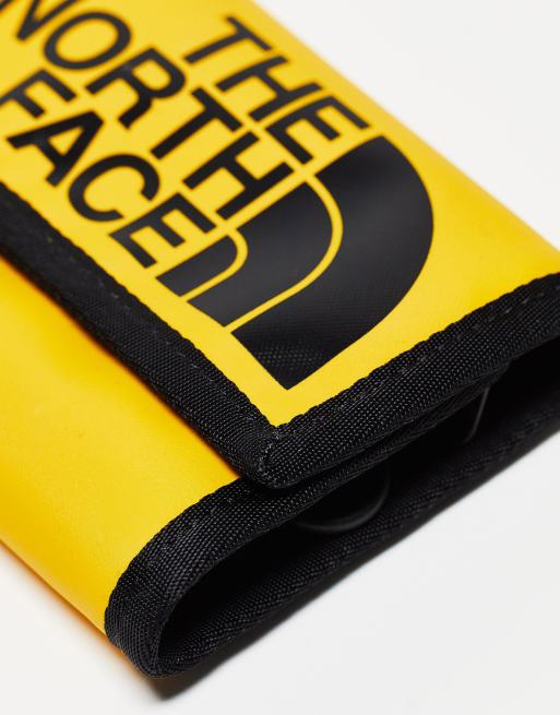 The North Face Base Camp wallet in yellow and black