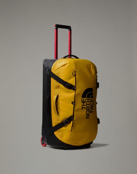 The North Face base camp wheeled bag in yellow - view 1