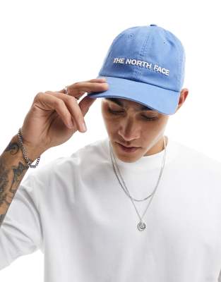 The North Face - Baseball pet met tekstlogo in blauw