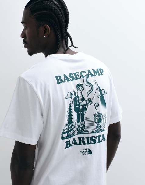 The North Face Basecamp Barista grafisk t-shirt i vitt - view 1