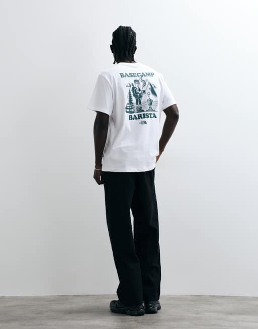The North Face Basecamp Barista grafisk t-shirt i vitt, 4 av 5