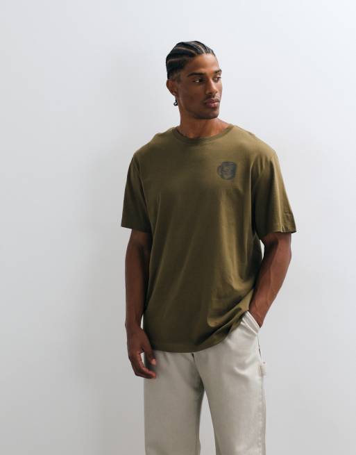 The North Face Basecamp Barista graphic t-shirt in brown, 3 of 5