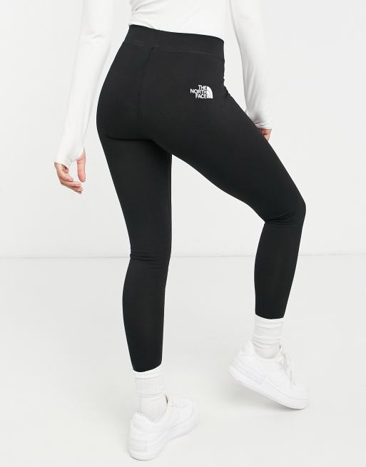The North Face – Bawełniane legginsy w kolorze czarnym
