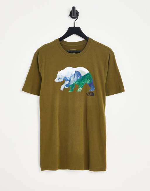 The north face store bear t shirt