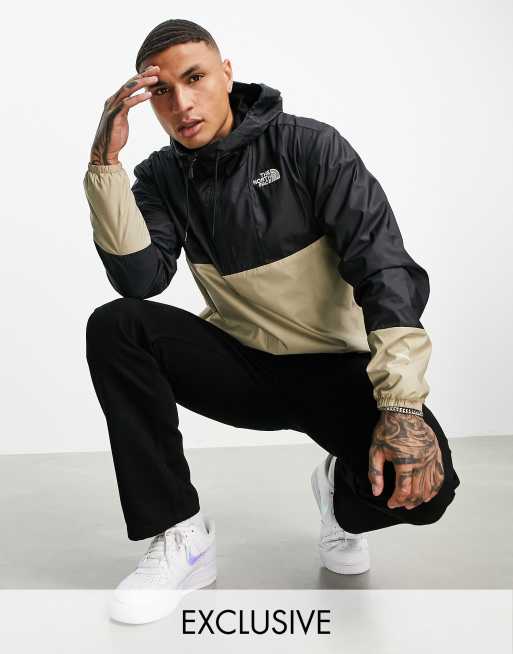 The North Face – Beige vindtät anorak, endast hos ASOS