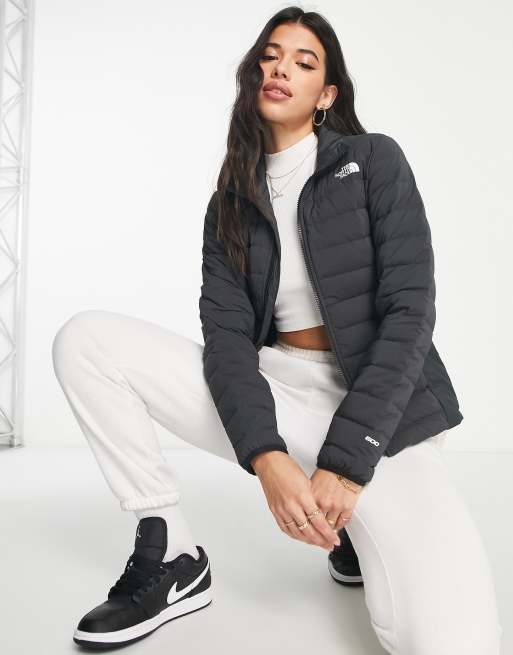 The North Face – Belleview – Czarna puchowa kurtka ze stretchem