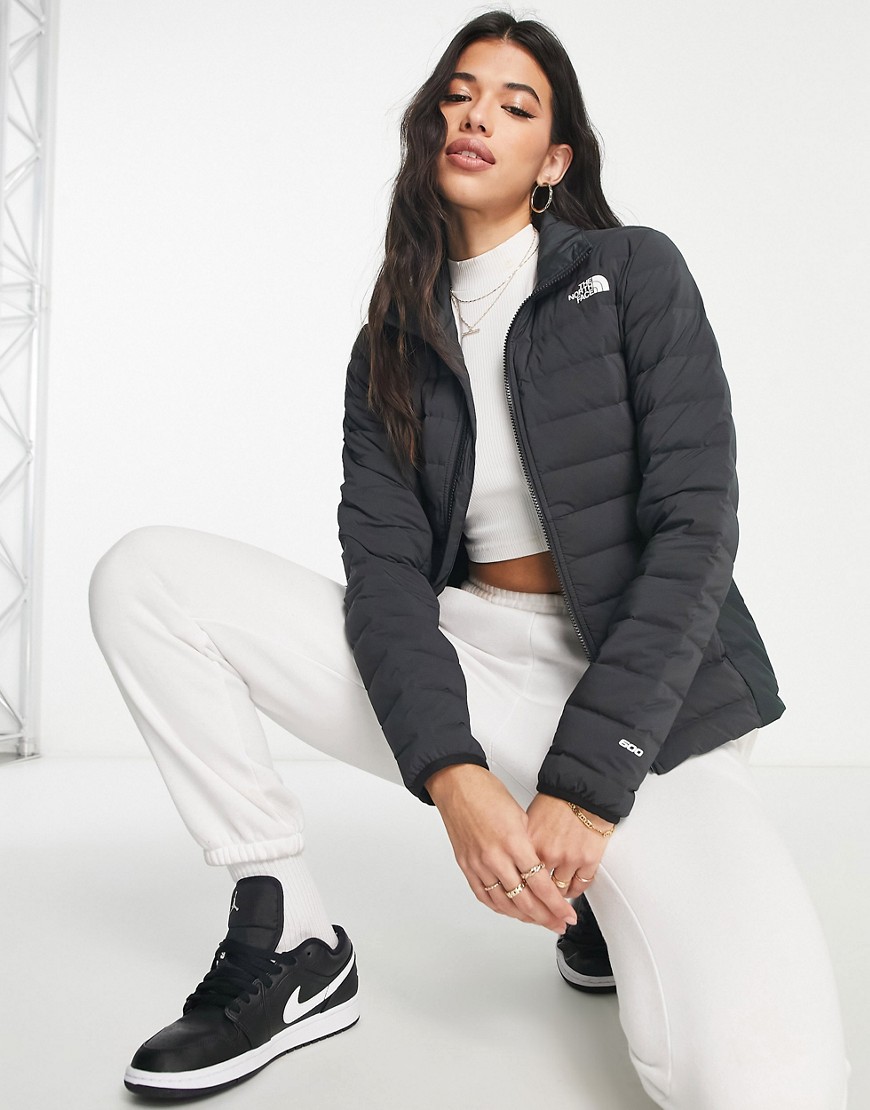 The North Face Belleview stretch down jacket in black