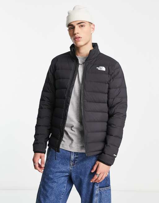 M stretch down store jacket tnf black