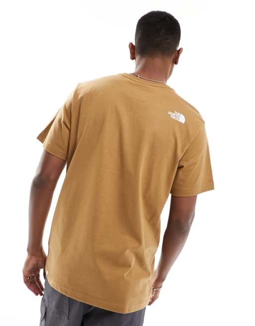 The North Face – Berkeley California – Brun t-shirt med ficka, 2 av 4