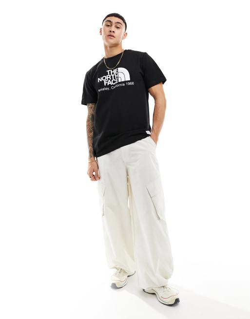 The North Face Berkeley California large logo t-shirt in black