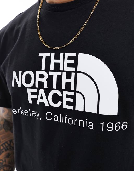 The North Face Berkeley California large logo t-shirt in black | ASOS