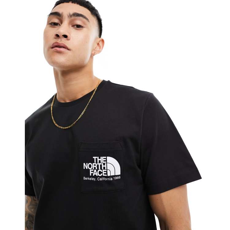 The North Face Berkeley California pocket t-shirt in black | ASOS