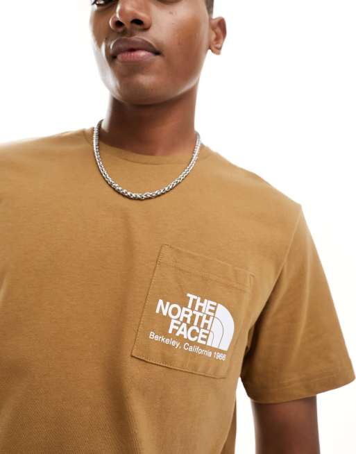 即発★THE NORTH FACE★MEN'S BERKELEY CALIFORNIA POCKET TEE The North Face Men's Berkeley California Pocket T-Shirt in
