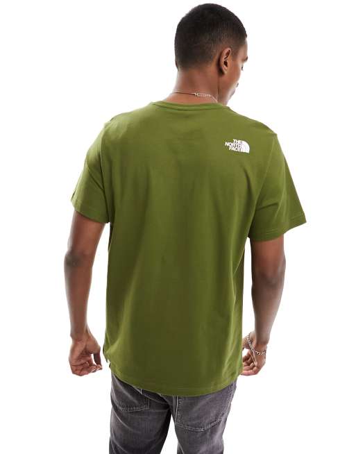 The North Face Berkeley California pocket t-shirt in olive, 2 of 4