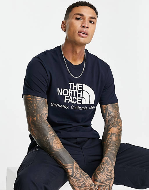  The North Face Berkley California t-shirt in navy 