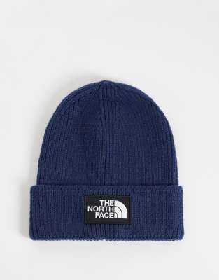 The North Face Uomo Blu - Logo Box Cuff Beanie - Accessories - One Size - Immagine 8