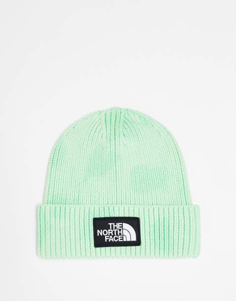 The North Face - Berretto con risvolto e logo applicato verde tie-dye - view 1
