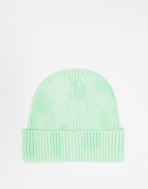 The North Face - Berretto con risvolto e logo applicato verde tie-dye, 3 di 4