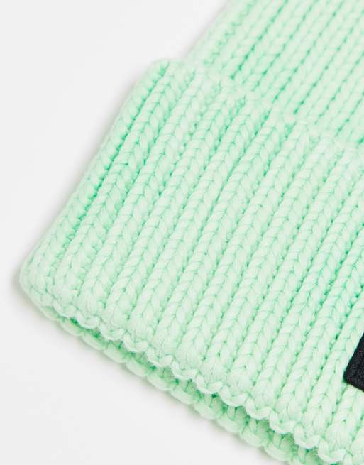 The North Face - Berretto con risvolto e logo applicato verde tie-dye, 4 di 4