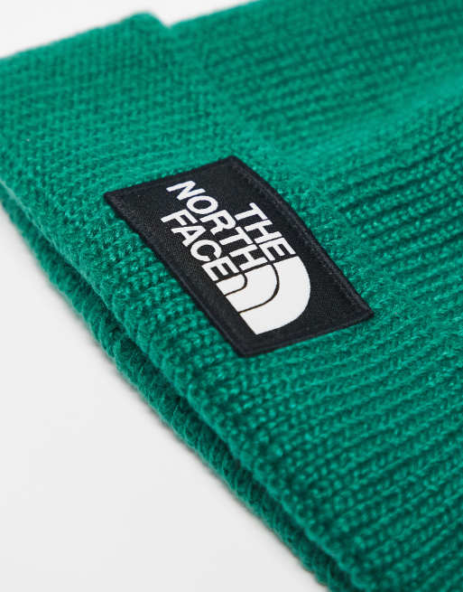 The North Face - Berretto con risvolto e logo squadrato verde, 2 di 3