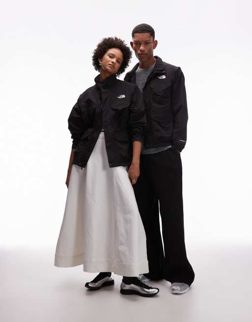 The North Face – Bessan – Svart jacka i unisex-modell med ficka och avtagbara ärmar
